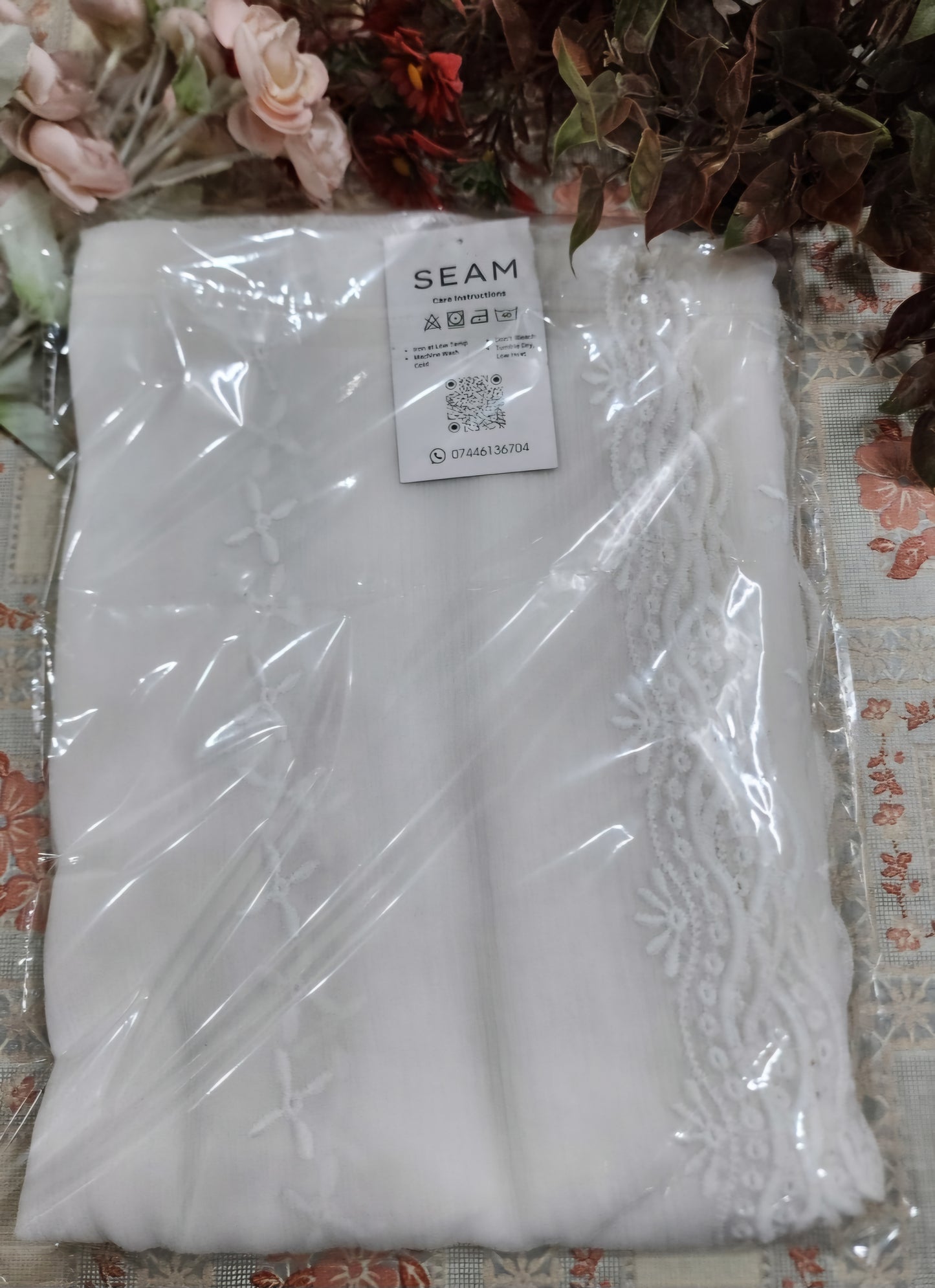 Shafoon CutworkEmbroidry Dupatta/Scarf
