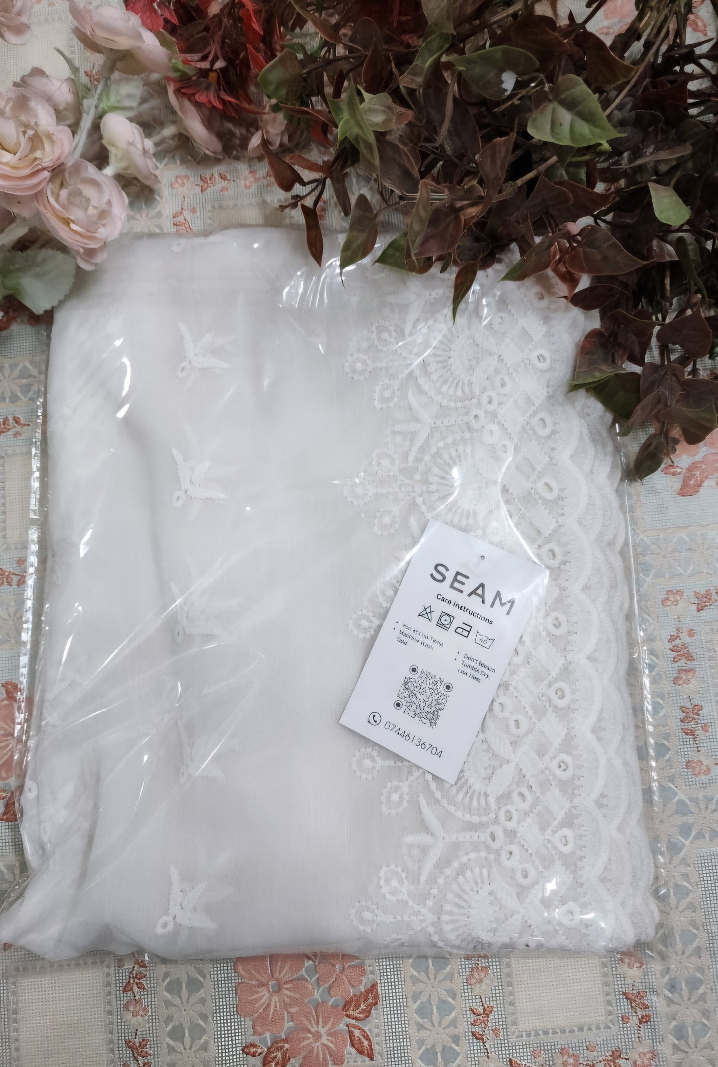 Shafoon CutworkEmbroidry Dupatta/Scarf