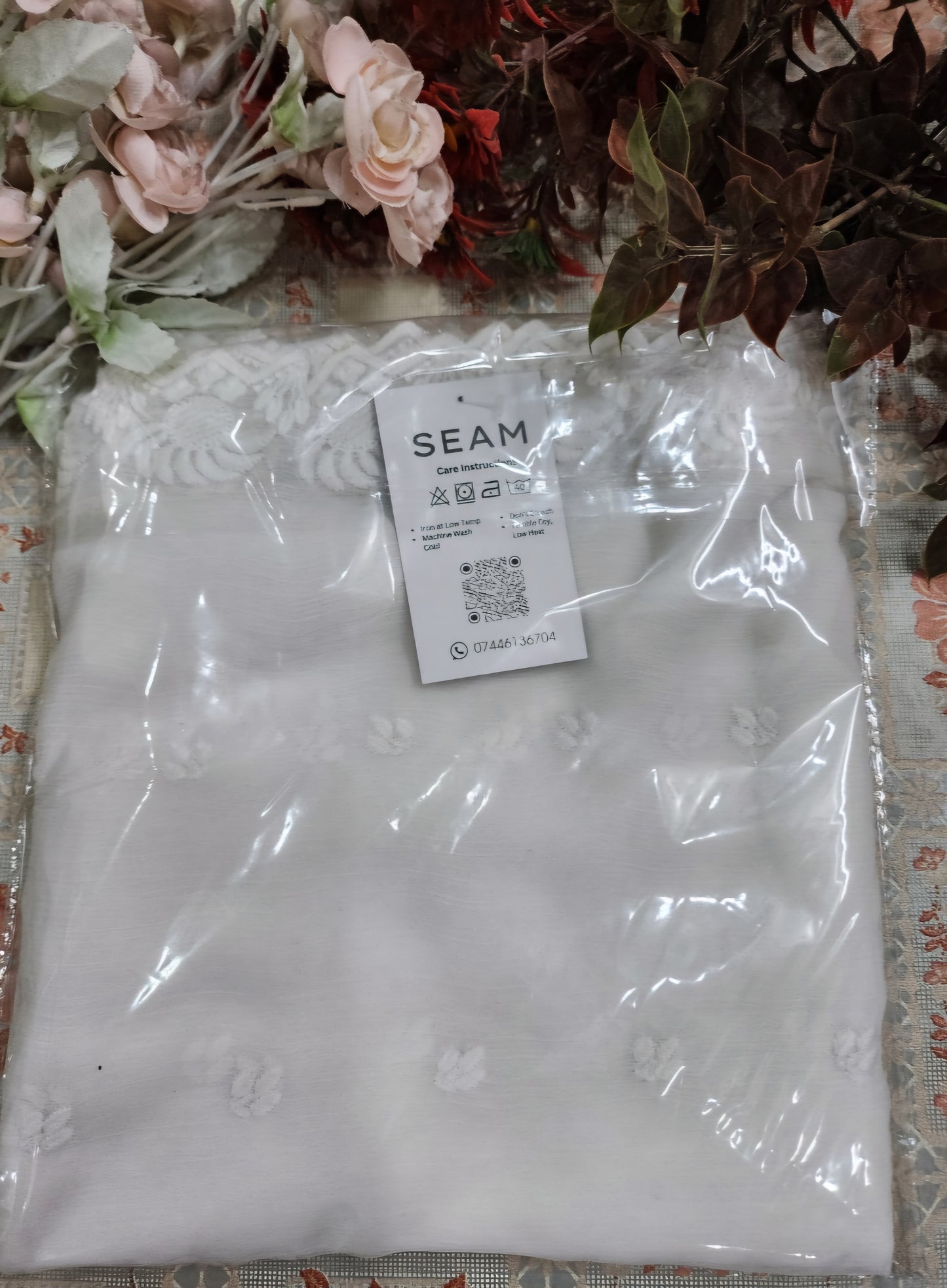 Shafoon CutworkEmbroidry Dupatta/Scarf