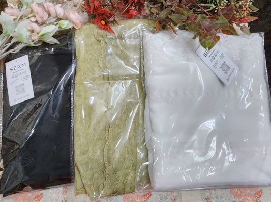 Shafoon CutworkEmbroidry Dupatta/Scarf